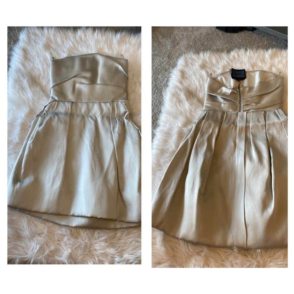 Lanvin Gold Mini Dress - Picture 2 of 16